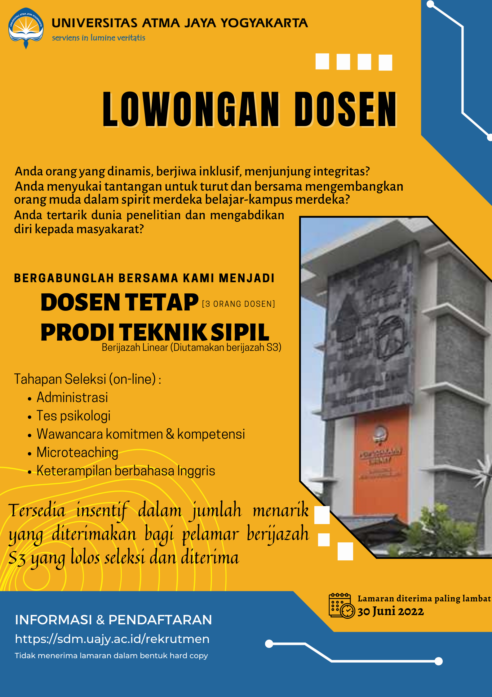 Loker Dosen Teknik Sipil